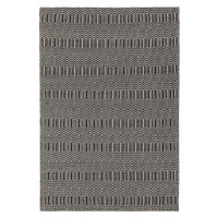 Čierny vlnený koberec 160x230 cm Sloan – Asiatic Carpets