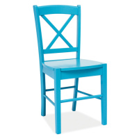 SIGNAL CD-56 jedálenská stolička modrá