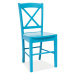 SIGNAL CD-56 jedálenská stolička modrá