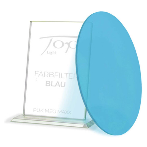 Farebný filter pre sériu svietidiel Puk Meg Maxx, modrý TOP-LIGHT