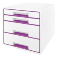 Leitz Zásuvkový box WOW purpurový