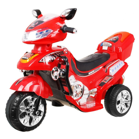 mamido  Detská elektrická motorka 118 červená