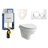 Cenovo zvýhodnený závesný WC set Geberit na zamurovanie + WC Laufen Laufen Pro Nordic SIKOGE2H4