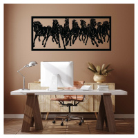 Drevený obraz na stenu - Cválajúce kone
