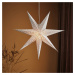 Dekoračná hviezda Baroque na zavesenie Ø75cm biela