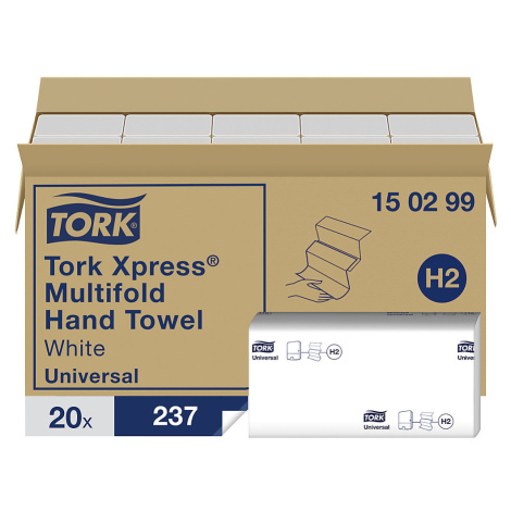 Skladané papiere na utieranie Tork Xpress® TORK