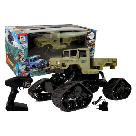 mamido Terénne Auto Pickup 1:12 Diaľkovo Ovládané RC Pásové Žlté