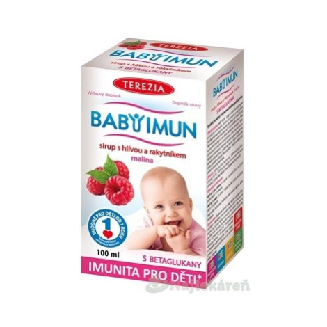 TEREZIA BABY IMUN sirup s hlivou a rakytníkom (malina), 100ml