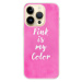 Odolné silikónové puzdro iSaprio - Pink is my color - iPhone 14 Pro