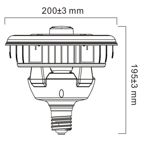 Sylvania LED žiarovka E40 snímač PIR 80 W 4 000 K