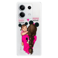 Odolné silikónové puzdro iSaprio - Mama Mouse Brunette and Girl - Xiaomi Redmi Note 13 5G