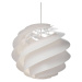 LE KLINT Swirl 3 Medium – závesná lampa v bielej