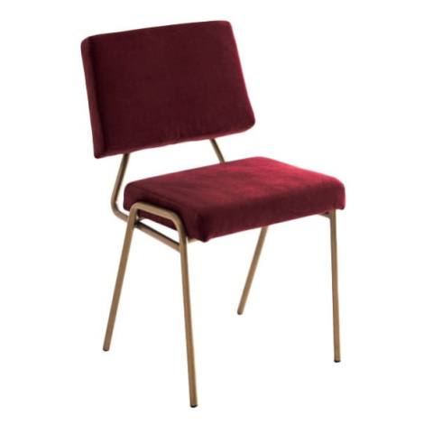 Červená jedálenská stolička Simple - CustomForm
