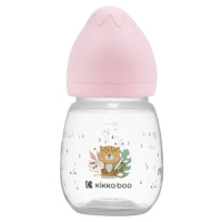 KikkaBoo Dojčenská fľaša 180 ml 3m+ Savanna Pink