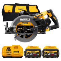 DEWALT 54V XR FLEXVOLT Aku kotúčová píla 190 mm, 2x 6,0 Ah DCS577T2-QW