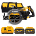 DEWALT 54V XR FLEXVOLT Aku kotúčová píla 190 mm, 2x 6,0 Ah DCS577T2-QW