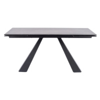 Sconto Jedálenský stôl SOLVODURI 3 sivá/čierna