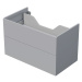 Kúpeľňová skrinka pod dosku se 2 zásuvkami Naturel Ratio 90x56x50 cm v šedej farbe mat ZB902Z56P