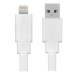 Avacom USB kabel (2.0), USB A samec - Apple Lightning samec, 1.2m, bílý, MFi certifikace