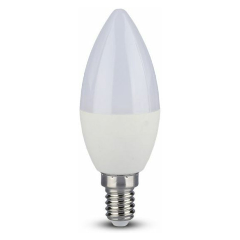 Žiarovka LED SMART E14 4W, RGBW, 300lm, ovládaná cez WiFi VT-5114 (V-TAC)