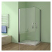 H K - Sprchovací kút MELODY A4 90cm s dvoma jednokrídlovými dverami vrátane sprchovej vaničky SE