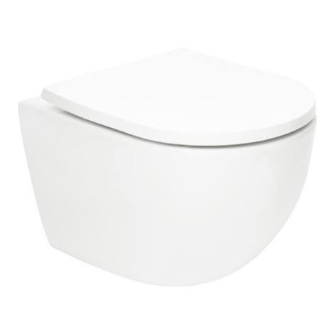 WC s doskou softclose závesné SAT Fusion biele vírové SATFUS010RTORP