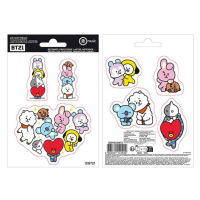 Abysse Corp BT21 Nálepky 2-Pack (16 x 11 cm)