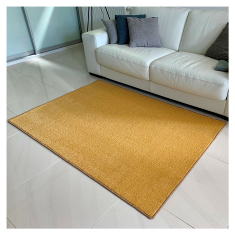Vopi Kusový koberec Eton Lux žltá