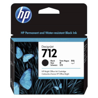 HP 712 3ED70A čierna (black) originálna cartridge