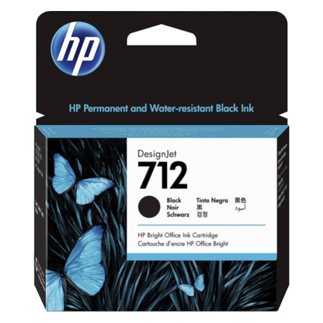 HP 712 3ED70A čierna (black) originálna cartridge