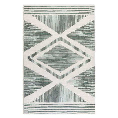 Krémovo-zelený vonkajší koberec 120x170 cm Gemini – Elle Decoration