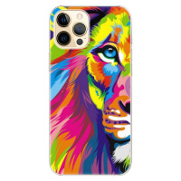 Odolné silikónové puzdro iSaprio - Rainbow Lion - iPhone 12 Pro Max