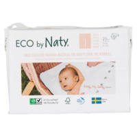 ECO BY NATY 1 Newborn, 25 ks (2-5 kg) - jednorázové plienky