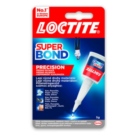 LOCTITE SUPER BOND PRECISION - Jednozložkové sekundové lepidlo 0,005 kg