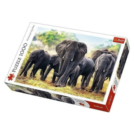 Puzzle Trefl Africké slony 1000d