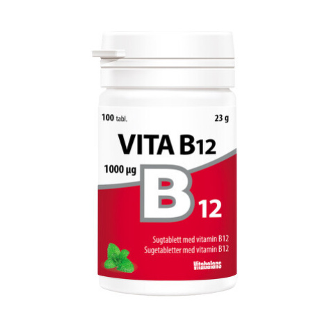 VITABALANS Vita B12 1 mg s príchuťou mäty 100 žuvacích tabliet