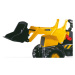 Šlapací traktor JCB s prednou aj zadnou lyžicou Rolly Toys 812004