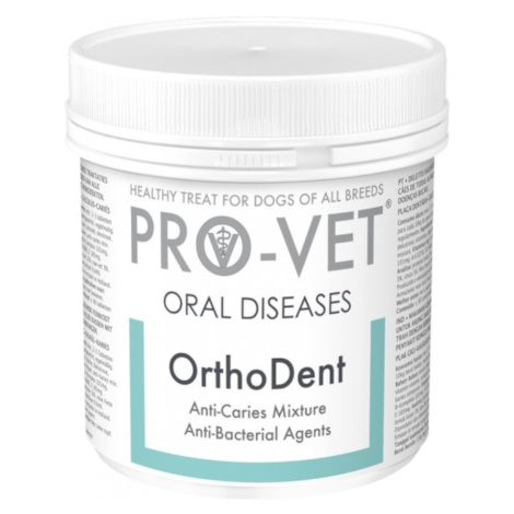 PRO-VET OrthoDent pastilky pre psov na starostlivosť o ústnu dutinu 90 ks