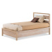 Študentská posteľ 100x200 s úložným priestorom artos - dub sofia/biela
