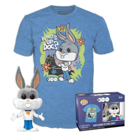 Funko POP! & Tee Box: WB100- Bugs ako Fred (Flocked) L