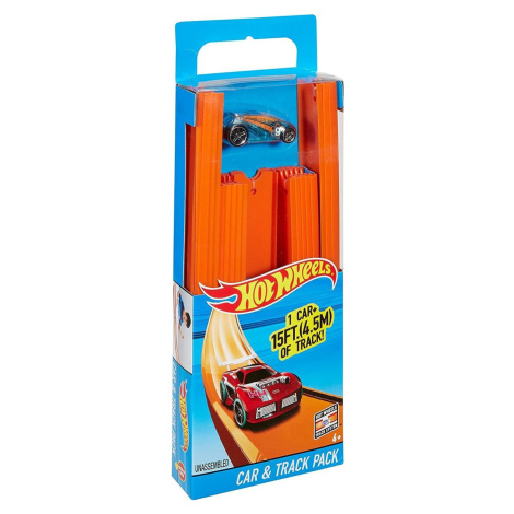 Hot Wheels Track builder Dlhá dráha s angličákom