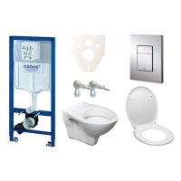 Cenovo zvýhodnený závesný WC set Grohe do ľahkých stien / predstenová montáž + WC S-Line S-line 