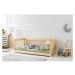 Detská posteľ z borovicového dreva v prírodnej farbe 90x160 cm Mila CWW – Adeko