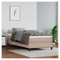 vidaXL Rám na boxspring posteľ, kapučínový 80x200 cm, umelá koža