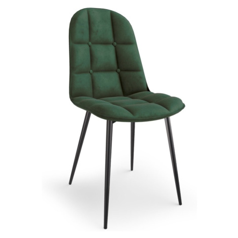 Jedálenská stolička K417 Tmavo zelená Halmar
