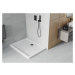 MEXEN/S - Flat sprchová vanička obdĺžniková slim 110 x 70, biela + čierny sifón 40107011B