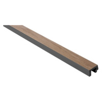 Obkladová lamela ľavé ukončenie Fineza Slat Large Grey oak 270x3,6 cm SLAT03GOL