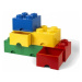 LEGO® úložný box 8 - so zásuvkami červená 250 x 500 x 180 mm