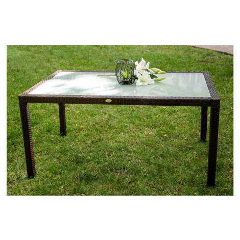 Záhradný stôl Laurin tmavo hnedý Bello G