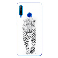 Odolné silikónové puzdro iSaprio - White Jaguar - Huawei Honor 20 Lite